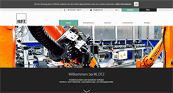 Desktop Screenshot of klotz.de